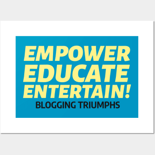 Bloggers empower and entertain Posters and Art
